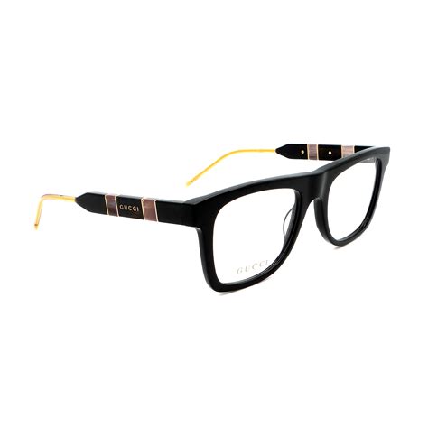 gucci rectangular optical frame